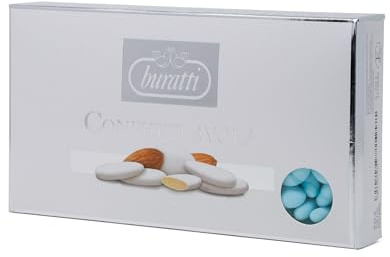 Buratti Confetti Confettis aux Amandes Avola de Turin Bleues 1 Kg
