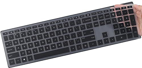 Keyboard Cover for HP Pavilion 22 24 27 22-dd/df 24-xa 27-d 27-xa Series All in One Desktop, HP Pavilion 27-xa0014 27-d0072 24-xa0020 24-dp050scn 24-dd0010 22-df0022 (NOT Fit 24-cr/ct 27-cr/ct/cs)