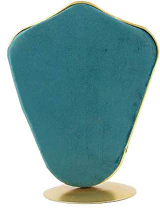 Tubayia Samt Schmuckbüste Schmuckhalter Kettenhalter Schmuck Halskette Display Halter (Grün)