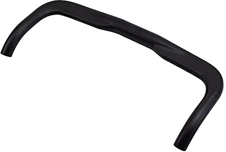 NGHSDO Fahrradlenker Ultraleichte Aluminium-Fahrrad-TT-Bar-Fahrrad-Bullhorn-Lenker-Fest-Gang-Fahrrad-Drop-Stange 31.8 * 400mm Fahrrad Ersatzteile Fahradlenker (Color : Black)