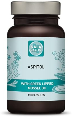Kala Health Aspitol - Green lipped mussel oil fron New Zealand - Omega 3,6 and 9 (180)