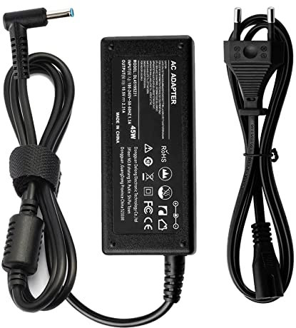 45W Chargeur Ordinateur Compatible avec HP Elitebook 840 850 Pavilion X360 11 13 15 Probook 430 440 450 470 250 255 G3 G4 G5 G6 G7 G8 Stream 11 13 14 741727-001 Adaptateur Alimentation