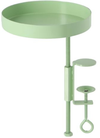 Esschert Design Vassoio per Piante con Morsetto Rotondo Verde S