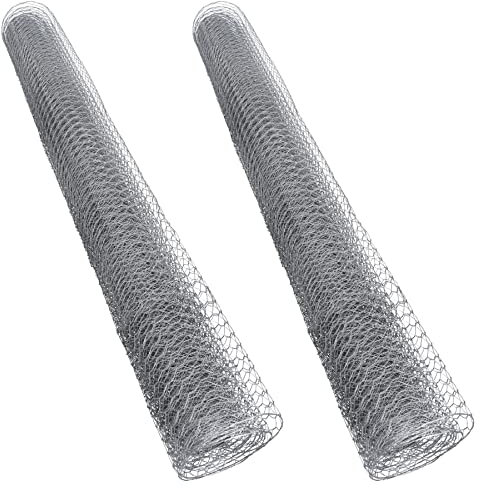 AB Tools Galvaniserad tråd kyckling nät staket burar staket pennor 10 m x 0,9 m 13 mm hex