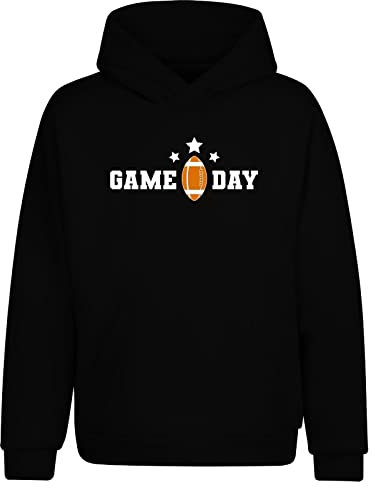 tshirtladen American Football-Fan Game-Day Design Hoodie, Farbe: Black, Größe: XX-Large