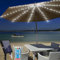 KINGCOO – Guirlande lumineuse étanche à 104 DEL pour parasol de terrasse, parasol à suspendre, 8 modes, télécommande pour extérieur, parasol, tente de camping (blanc froid)