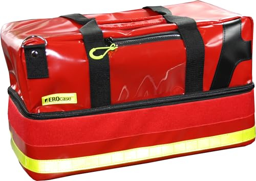 Notfalltasche Maxi aus Plane inkl. 4 Modulcontainern rot LEER
