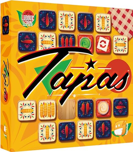 Asmodee Funforge Tapas - Giochi da tavolo - Gioco Bambini, Adulti e Famiglia - a partire dagli 8 anni - 2 giocatori - 20-30 min - Versione italiana