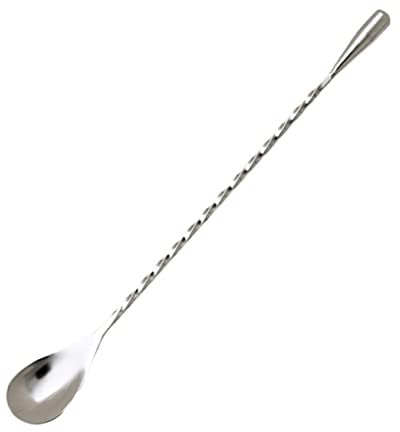 LABRIMP 3pcs Stainless Steel Cocktail Mixing Spoons Handle Twisted Stirring Utensils for Bar Home and Cafe Use for Mixing Cocktails Tea and Desserts