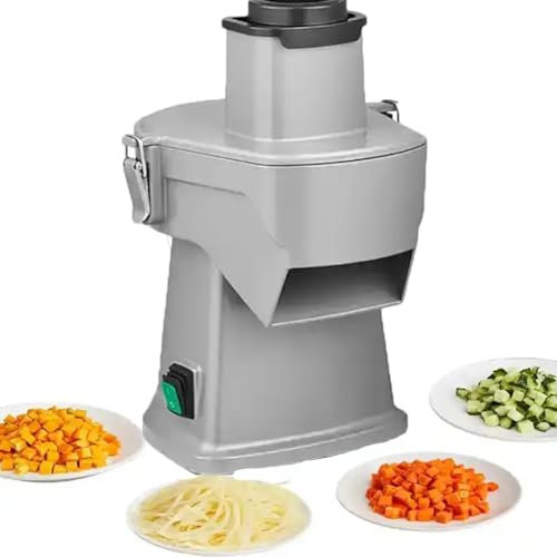 PTATT Tritatutto per Verdure Professionale Tutto in 1, tagliaverdure Multifunzionale, Macchina per cubetti Commerciale, cubettatrice Automatica Multifunzionale, affettatrice e trituratore