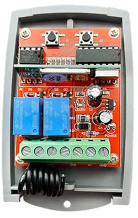 Giilayky Universal Garage Door Remote Control Receiver 433MHz12V-24V Electric Gate Control Opener 433.92MHz Rolling Learning Code
