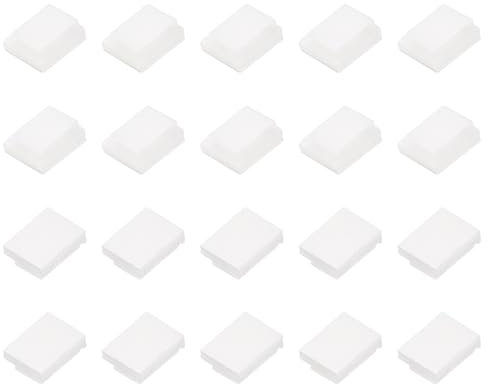 QUARKZMAN 200 Stück Selbstklebende Kabelclips Weiß Kabelclip Draht Halter Organizer Wand Kabelmanagement Kabelorganisation für Tisch Wand Kabelbündel