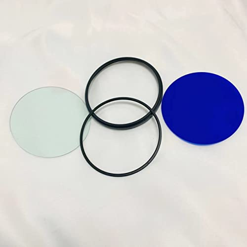 WANGF Filtre combiné QB3 et KG3 dans Une Taille d'anneau 72 mm for la Photographie Visible et Infrarouge(72mm)