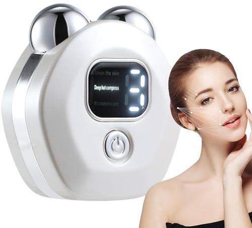 Dispositivo Lifting Viso Microcorrente Elettrico Regolabile Portatile | Strumento Massaggio Viso A Rullo Massaggiatore Pelle Ricaricabile Mini Microcorrente Rassodante Tonifi