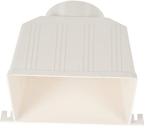 Veemoon Raccord de Descente de Gouttière PVC 110Mm Collecteur d'Eau de Pluie Robuste et Résistant aux Intempéries pour Récupération des Eaux Pluviales sur Toiture
