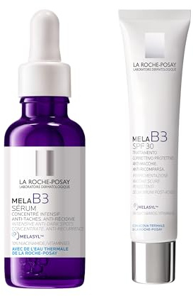 La Roche-Posay Mela B3 Duo: Siero Anti-Macchie 30 ml + Crema 40 ml | Trattamento Completo Uniformante con Melasyl e Niacinamide