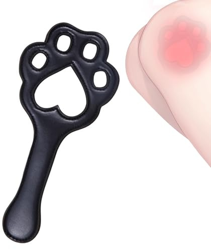 PureSex BDSM Peitsche aus schwarzem Leder Paddle mit Geschenkbox für Spanking Fessel Bondage Set Sexspielzeug für Paare extrem Sex Sextoysets für Paare SM Set Sextoysets für Paare Sex