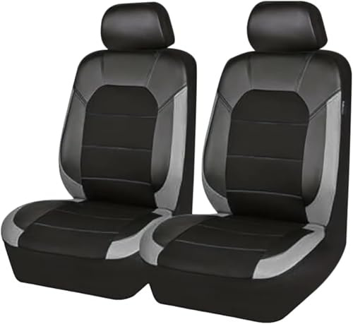 Auto Sitzbezüge für Skoda Citigo | Fabia (I II III) | Octavia (I II III) | Rapid | Superb (I II III) | Yeti, Atmungsaktiv rutschfest Vordersitze Sitzbezüge Allwetter Sitzschoner Schonbezüge