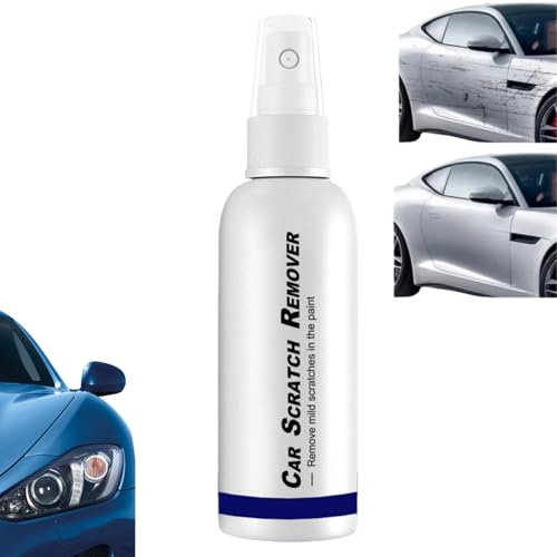 100ml Car Scratch Remover,Autolack Kratzer Entferner,High Protection Quick Auto Car Scratch Repair Spray,Kratzerentferner für Autos und Motorrädern,Tiefenreparatur Auto Kratzer Reparatur Set