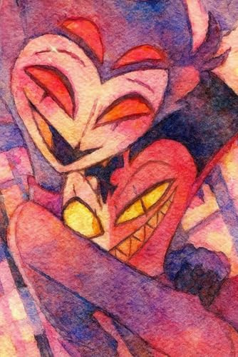 STOLAS BLITZ BLITZO BLITZØ STOLITZ 120 PAGES NOTEBOOK IN THE STYLE OF HELLUVA BOSS HAZBIN HOTEL: FAN BOOK HAZBIN HOTEL HELLUVA BOSS college ruled fan notebook notepad book notes block