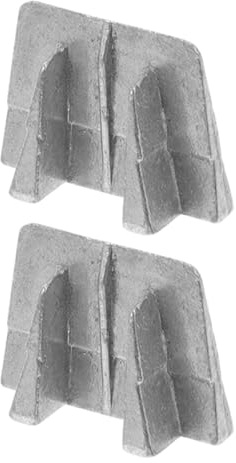 IWOWHERO Lot de 2 Cales en Aluminium pour Manche de Marteau et Hache, Accessoires de Fixation Robustes pour Meubles, Coins de Serrage Polyvalents pour Tables, Chaises et Armoires en Bois,
