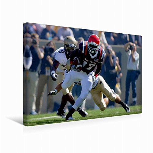 Premium Textil-Leinwand 45 x 30 cm Quer-Format Endzone - American Football | Wandbild, HD-Bild auf Keilrahmen, Fertigbild auf hochwertigem Vlies, Leinwanddruck von Renate Bleicher
