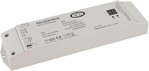 EVN Lichttechnik DALI-LED-Steuerung DALD24100VS 24V/DC 4x1,05A Steuergerät für Leuchten 4037293014731