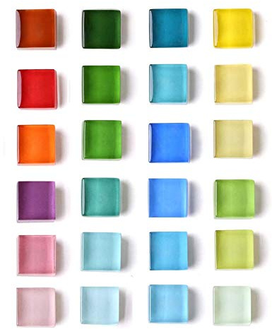 Mymazn Refrigerator Magnets for Fridge Cute Magnets Colorful Magnets Glass Decorative Whiteboard Magnet Office Kitchen Locker 24 Color