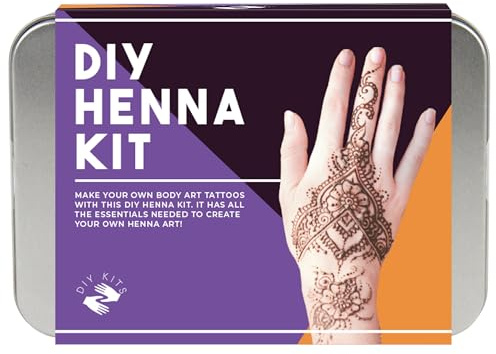 Unbekannt GR800019 Personalised Kit Tin Gift Republic DIY Henna Geschenkdose, Mehrfarbig, One Size