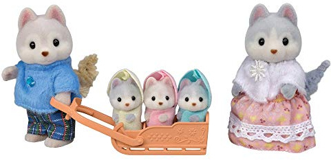 Sylvanian Families Husky Family - dollhouse playset 5636