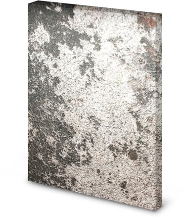 Magnettafel Pinnwand Bild Betonoptik Beton XXL gekantet Größe 80 x 100 cm