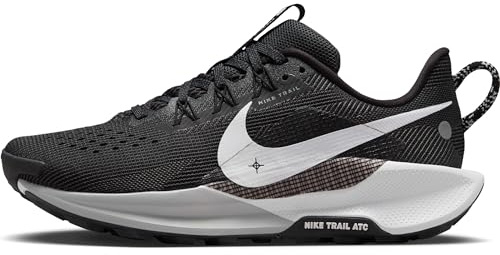 Nike Damen ReactX Pegasus Trail 5 Sneaker, Black/White-Anthracite-Wolf Grey, 39 EU