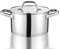 Herogo Kochtopf 20 cm, 3,8 L Edelstahl Suppentopf Induktion Topf mit Glasdeckel, Nudeltopf Fleischtopf Gemüsetopf für alle Herdarten, ungestrichen & spülmaschinenfest