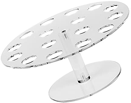 OUNONA Puesto De Helados Transparente De Acrílico Soporte Para Conos De Helado Soporte Decorativo De Mesa