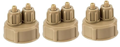 TOGEVAL 3pcs Diy Caps Wear Resistant Generator Reusable Aquarium Diffuser Multi Function Caps for Aquarium Bubbler
