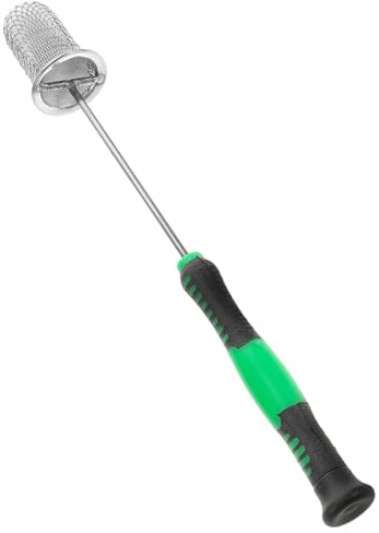 Healeved Anti-Scalding Ignition Rod 8.7 Inch Stainless Steel Fire Cupping Tool with Replaceable Cotton Ball Safety Handle for Vacuum Cupping Therapy