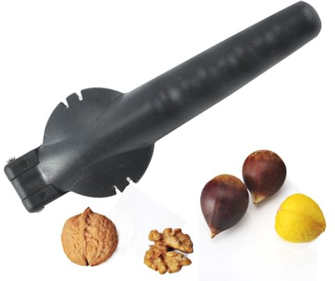 Kastanien Schneider, Maronen Schneider, Kastanien Clip, Nussknacker Maronizange, Esskastanien Schneider, Chestnut Kastanie Schneider, für Walnüsse Trockenobst Kastanien Nüsse Sheller (Schwarz)