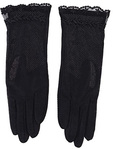 LIFKOME Sonnenschutzhandschuhe Atmungsaktiv Einheitsgröße Dünne Schutzhandschuhe Arbeitshandschuhe Damen Garten Haushalt Fingerabdruckschutz