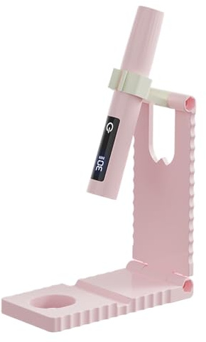 Mini luz UV, lámpara de uñas, 1.2 x 1.1 x 1 pulgadas, secador de uñas LED USB con modos de temporizador de pantalla LCD, herramienta de uñas para manicura, salón, estudio, camping, avión