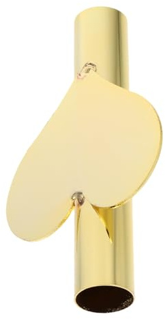 FONDOTIN Portavaso da Parete a Forma di Cuore Design Minimalista in Ferro Color Oro, Supporto per Fiori e Talee per Decorazioni di Feste e Ambienti Interni