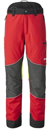 KOX Schnittschutzhose Light 2.0 Rot/Gelb | Typ A
