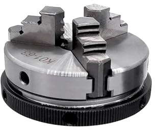 K01-50 Mandrino del tornio 3 Jaw 4 Jaw M14 * 1 Biella K01-63 80 K02-50 63 80B Autocentrante Mini metallo fai da te for utensili da tornio for legno per la lavorazione del legno(K02-63)