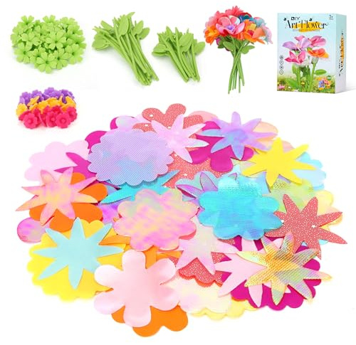 Alutaba DIY Flower Bouquet Kit Refill Pack – DIY Arts & Crafts Toy Accessories (Main Kit Not Included)