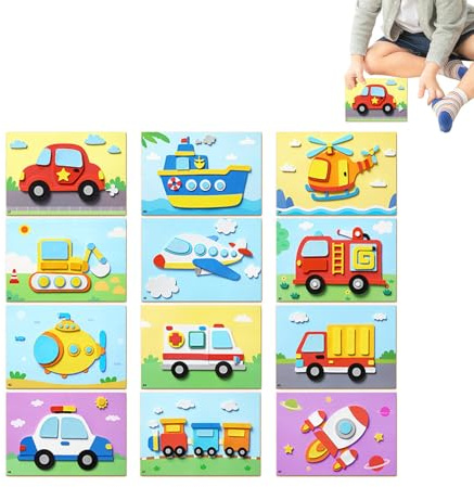 Pegatinas De Pintura para Niños - Adhesivo Hecho A Mano, Kit De Artesanía De con Pegatinas 3D, Artesanías De Espuma Pegajosa De Espuma EVA | Mejora La Capacidad De Coordinación