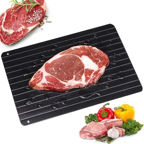 Auftauplatte Auftauen von Gefrorenem in Minuten Defrosting Tray Board Natürliches Auftauen Gefrorenes Fleisch oder Fisch