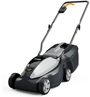 ALPINA - Cortacésped inalámbrico (20 V, batería 4 Ah, incluye cargador para bandeja de recogida de 30 L)