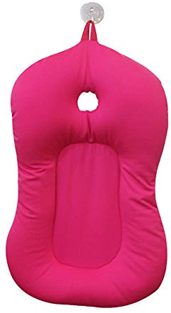 SJDWDX Cojín de baño de bebé, cojín de baño de verano, ajustable, antideslizante, asiento de apoyo para el baño infantil, bañera de bebé, parte trasera antideslizante, material de secado rápido