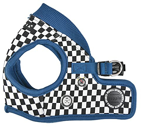 Puppia Brustgeschirr für kleine und mittelgroße Hunde - Racer Harness B - verstellbar und komfortabel