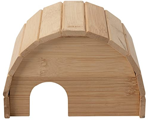 Dehner Lieblinge Nagerhaus Nika, ca. 10 x 12 x 15.5 cm, Bambus, braun