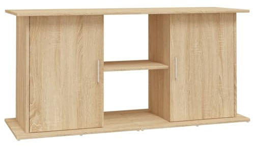 vidaXL Aquariumständer Sonoma-Eiche 121 x 41 x 58 cm Holzwerkstoff